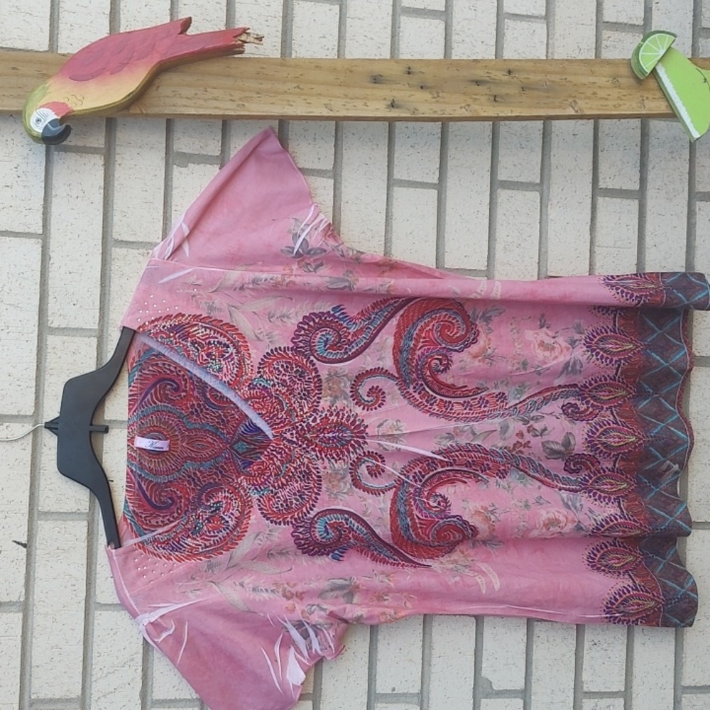 Kiara Top*Pink & Blue